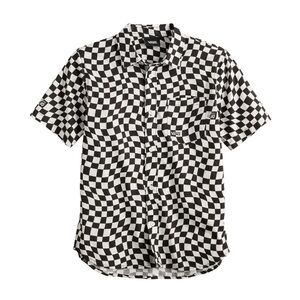 Vans boys button down woven shirt